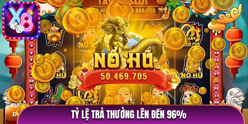 Tỷ lệ trả thưởng lên đến 96%