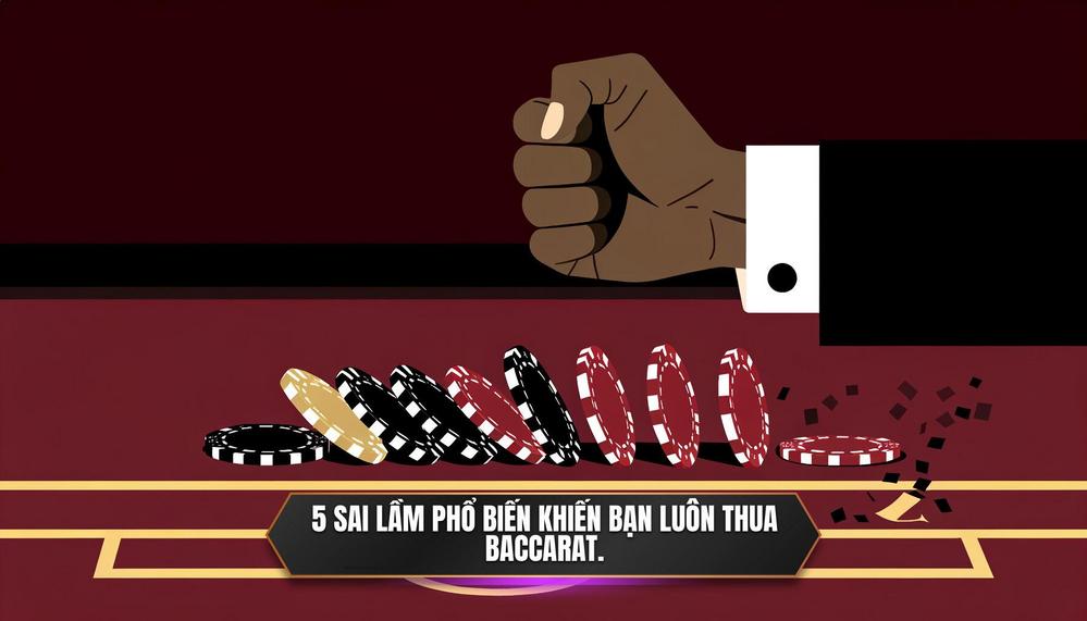 5 sai lầm phổ biến khiến bạn luôn thua Baccarat.