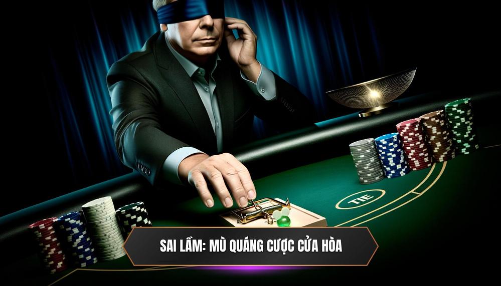 Sai lầm 1_ Đặt cược mù quáng vào cửa Hòa (Tie) – Cái bẫy ngọt ngào nhất